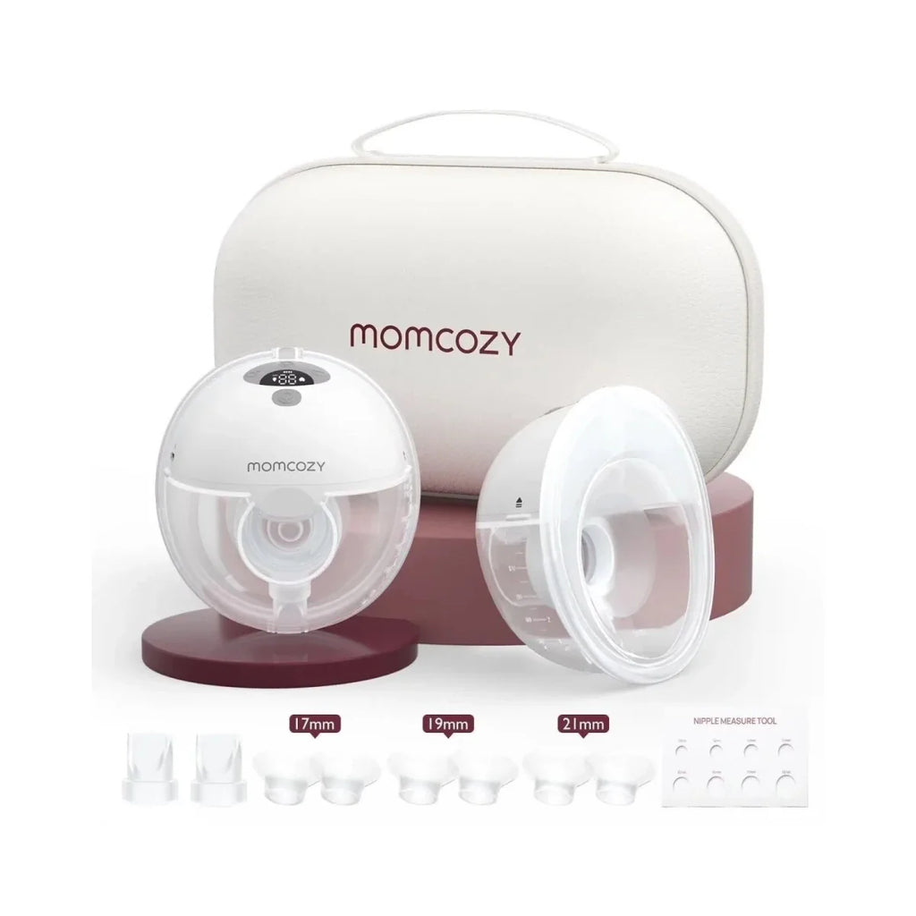 Momcozy M5 Smart Wearable Electric Breast Pump Double - Gray