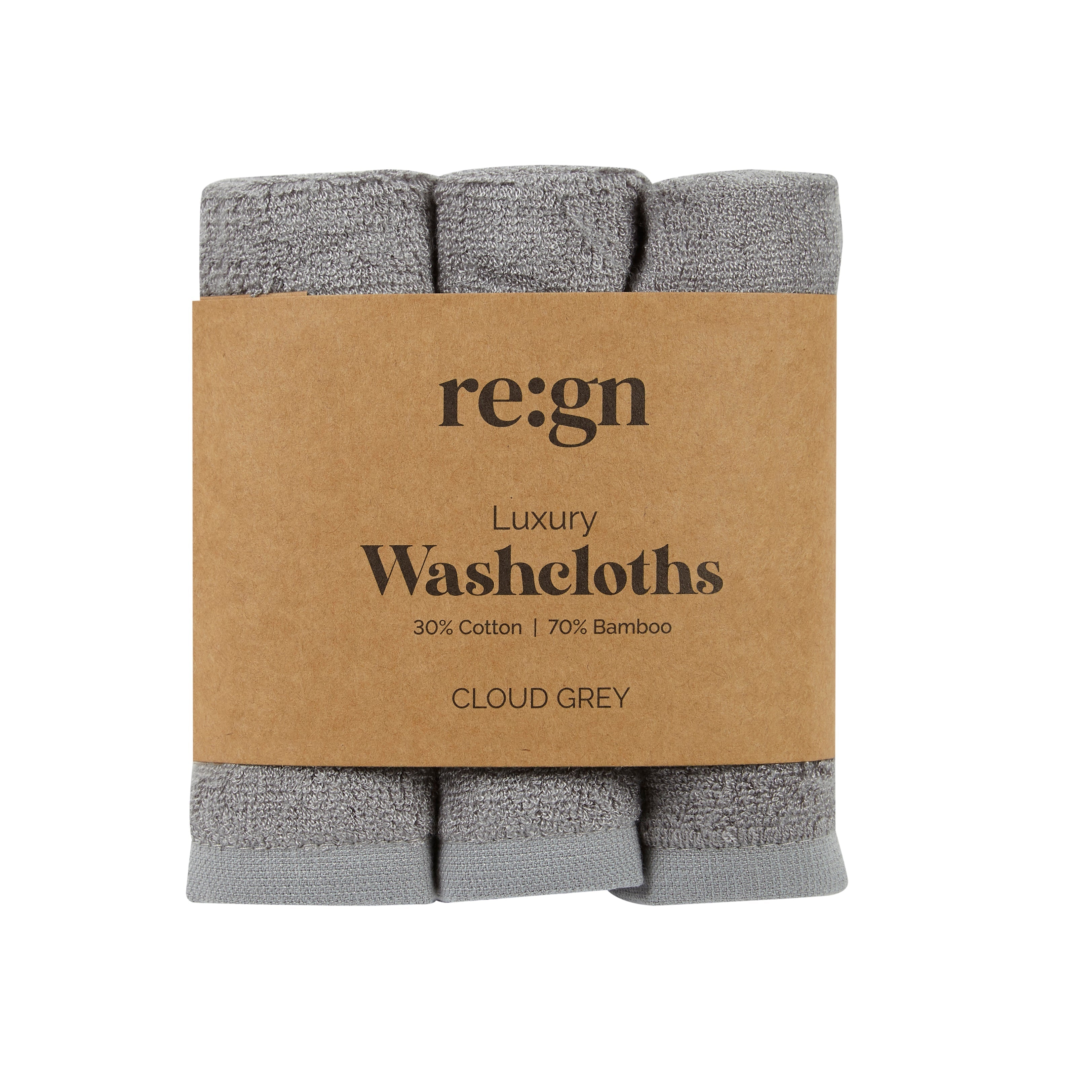 Luxury Bamboo Face Cloths - 3 Pack